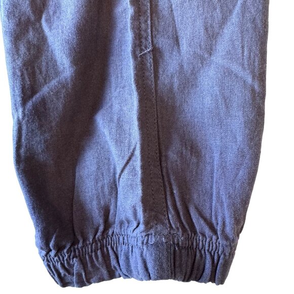 Social Standard Sanctuary Linen Jogger Pants Womens Size Large Blue Pull On New - Picture 5 of 13